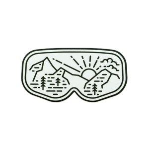 STICKER SKI GOGGLES